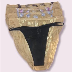 NWOT 5 Piece Panty/Thong Bundle